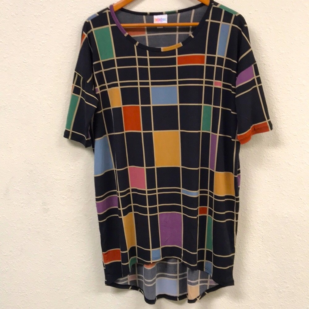 Colorful Plaid Women's Top